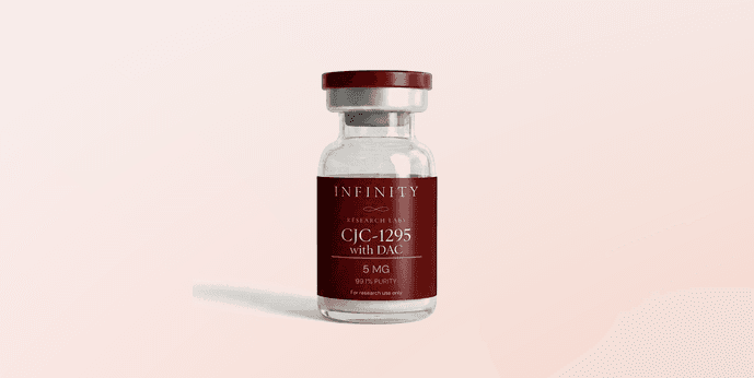 CJC-1295 with DAC research peptide vial